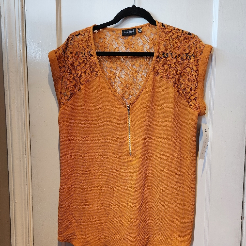 Women's blouse, XL, Mustard Yellow